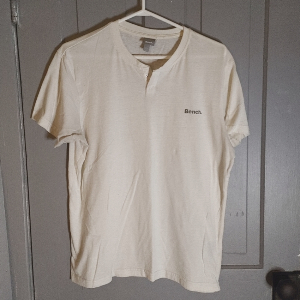 2/$30 Bench Button Neck Tee